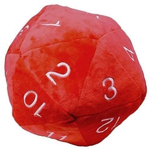 Ultra Pro International PLUSH: JUMBO D20 - RED Ultra Pro International PLUSH: JUMBO D20 - RED