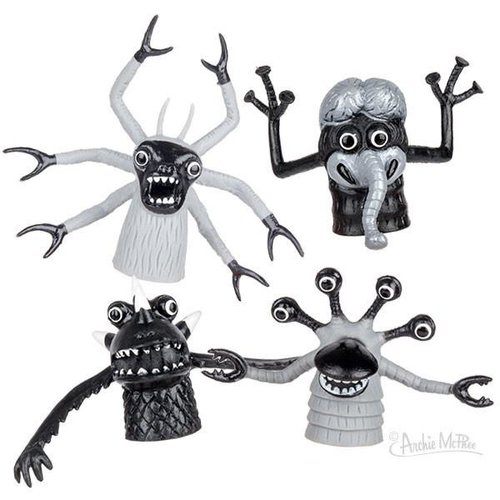 Archie McPhee FINGER MONSTERS BLACK & WHITE Archie McPhee FINGER MONSTERS BLACK & WHITE