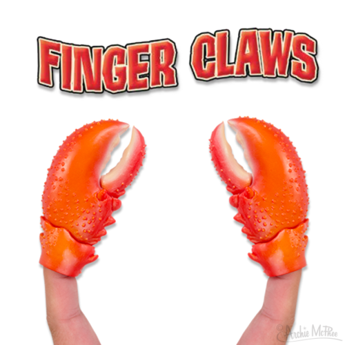 Archie McPhee FINGER LOBSTER CLAWS Archie McPhee FINGER LOBSTER CLAWS