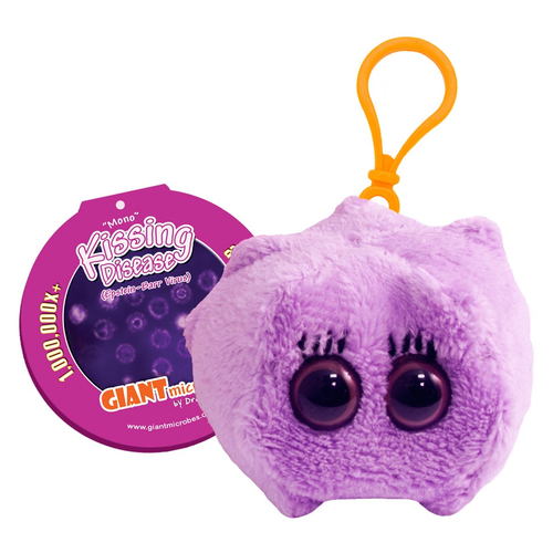 Giant Microbes KISSING DISEASE MONONUCLEOSIS KEY CHAIN Giant Microbes KISSING DISEASE MONONUCLEOSIS KEY CHAIN