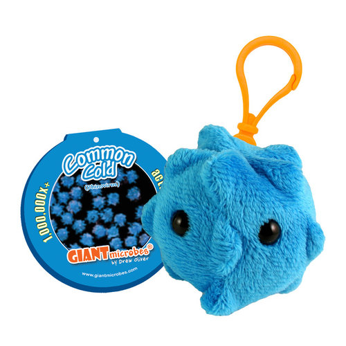 Giant Microbes COMMON COLD (RHINOVIRUS) KEY CHAIN Giant Microbes COMMON COLD (RHINOVIRUS) KEY CHAIN
