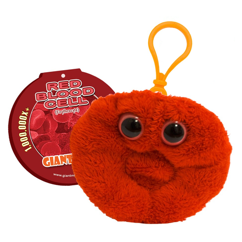 Giant Microbes RED BLOOD CELL KEY CHAIN Giant Microbes RED BLOOD CELL KEY CHAIN