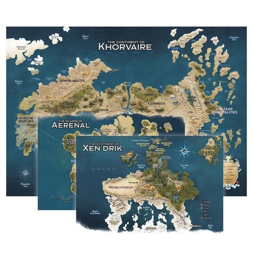 Gale Force Nine D&D 5E: EBERRON - NATIONS OF KHORVAIRE MAP