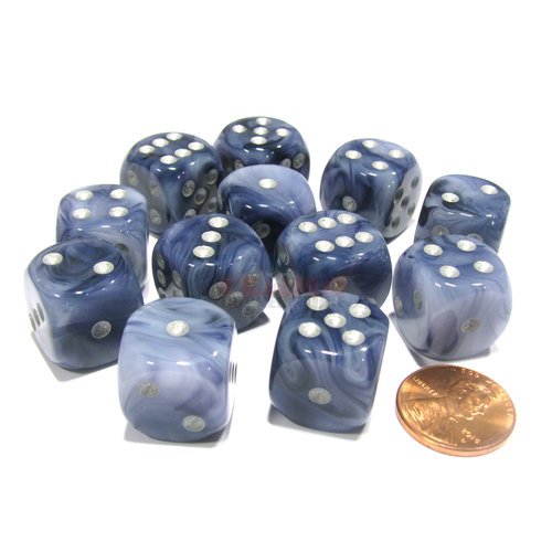 Chessex DICE SET 16mm PHANTOM BLACK Chessex DICE SET 16mm PHANTOM BLACK