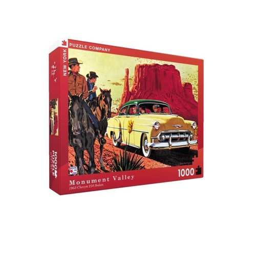 NEW YORK PUZZLE COMPANY NY1000 MONUMENT VALLEY 1953 CHEVY NEW YORK PUZZLE COMPANY NY1000 MONUMENT VALLEY 1953 CHEVY