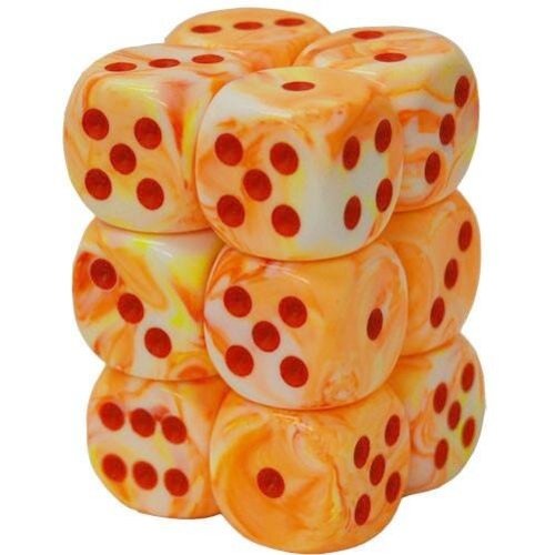 Chessex DICE SET 16mm FESTIVE SUNBURST Chessex DICE SET 16mm FESTIVE SUNBURST