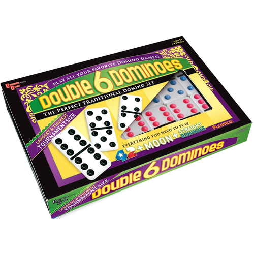 UNIVERSITY GAMES DOMINOES DOUBLE 6 STANDARD COLOR DOT UNIVERSITY GAMES DOMINOES DOUBLE 6 STANDARD COLOR DOT