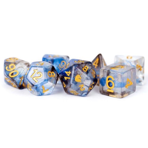 Metallic Dice Games DICE SET 7: UNICORN - ARCTIC STORM Metallic Dice Games DICE SET 7: UNICORN - ARCTIC STORM