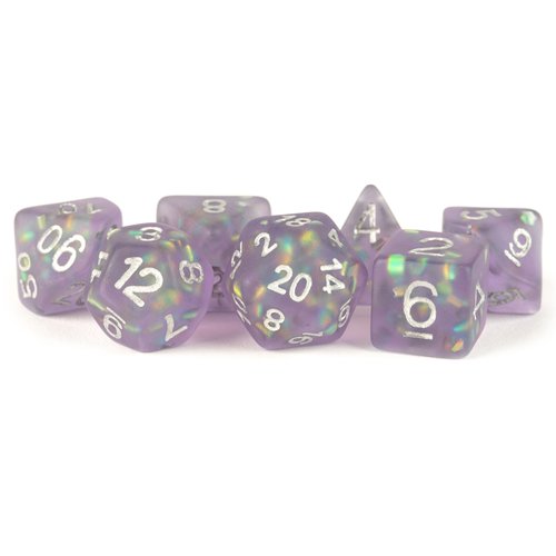 Metallic Dice Company DICE SET 7: ICY OPAL - PURPLE Metallic Dice Company DICE SET 7: ICY OPAL - PURPLE