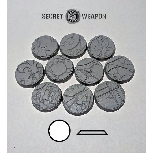 Secret Weapon Miniatures SCENIC BASES: SILENT HALLS - BEVELED EDGE 25mm (10) Secret Weapon Miniatures SCENIC BASES: SILENT HALLS - BEVELED EDGE 25mm (10)