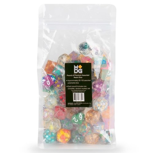 Metallic Dice Games POUND OF RESIN DICE Metallic Dice Games POUND OF RESIN DICE