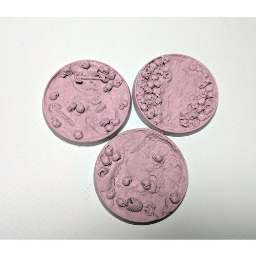 Secret Weapon Miniatures SCENIC BASES: BONE FIELDS - BEVELED EDGE 50mm (3) Secret Weapon Miniatures SCENIC BASES: BONE FIELDS - BEVELED EDGE 50mm (3)