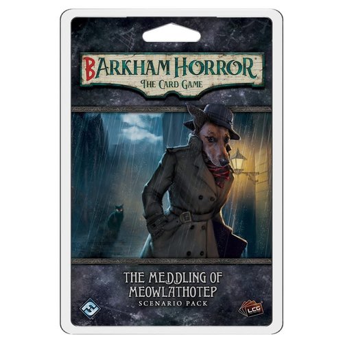 Fantasy Flight Games ARKHAM HORROR LCG: BARKHAM HORROR: THE MEDDLING OF MEOWLATHOTEP Fantasy Flight Games ARKHAM HORROR LCG: BARKHAM HORROR: THE MEDDLING OF MEOWLATHOTEP
