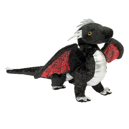 Douglas Cuddle Toys VINCENT BLACK DRAGON 17" Douglas Cuddle Toys VINCENT BLACK DRAGON 17"