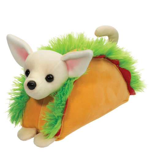 Douglas Cuddle Toys TACO CHIHUAHUA MACAROON 8" Douglas Cuddle Toys TACO CHIHUAHUA MACAROON 8"