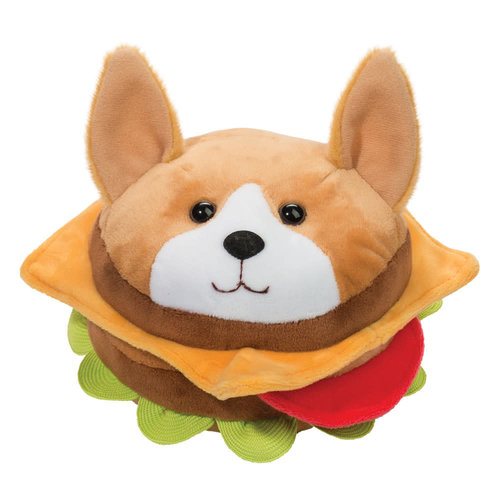 Douglas Cuddle Toys CORGI BURGER MACAROON 7" Douglas Cuddle Toys CORGI BURGER MACAROON 7"