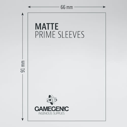 GAMEGENIC DECK PROTECTOR: MATTE PRIME - BLACK (100) GAMEGENIC DECK PROTECTOR: MATTE PRIME - BLACK (100)