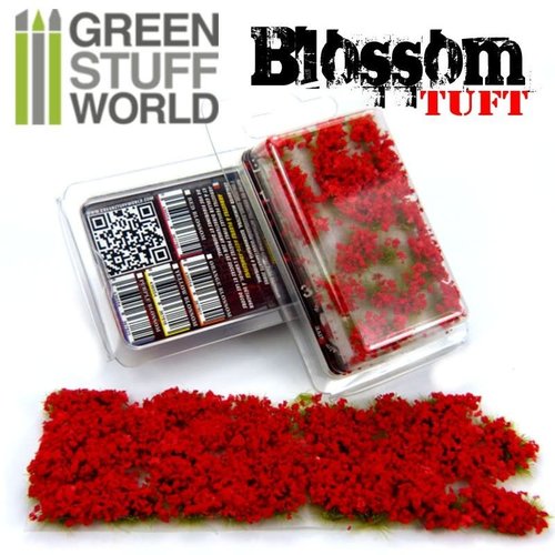 Green Stuff World BLOSSOM TUFTS - RED Green Stuff World BLOSSOM TUFTS - RED