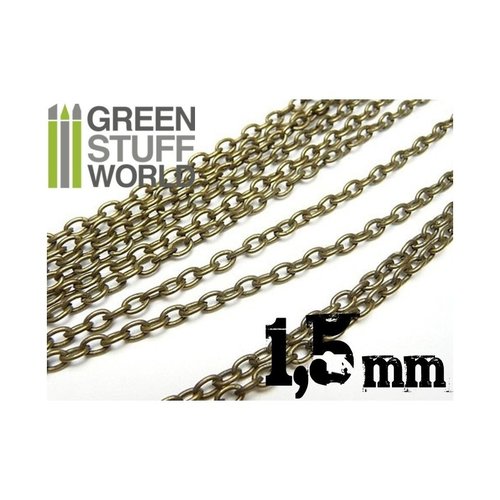 Green Stuff World HOBBY CHAIN: 1.5 mm Green Stuff World HOBBY CHAIN: 1.5 mm