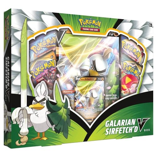 Pokemon USA POKEMON: GALARIAN SIRFETCH'D V BOX Pokemon USA POKEMON: GALARIAN SIRFETCH'D V BOX