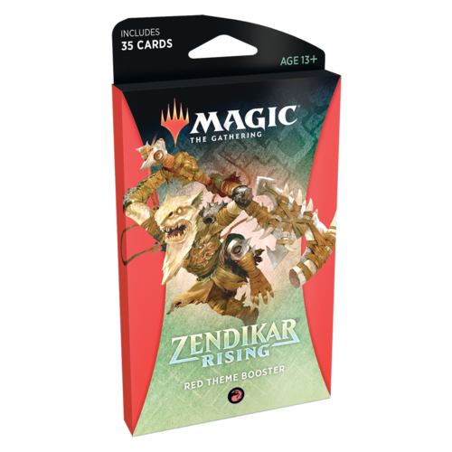 Wizards of the Coast MTG: ZENDIKAR RISING - RED THEME BOOSTER Wizards of the Coast MTG: ZENDIKAR RISING - RED THEME BOOSTER