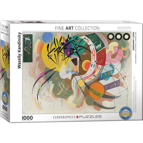 EUROGRAPHICS EG1000 WASSILY KANDINSKY - DOMINANT CURVE EUROGRAPHICS EG1000 WASSILY KANDINSKY - DOMINANT CURVE