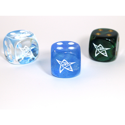 Chessex CUSTOM D6 16mm ELDER SIGN (Assorted Colors) Chessex CUSTOM D6 16mm ELDER SIGN (Assorted Colors)