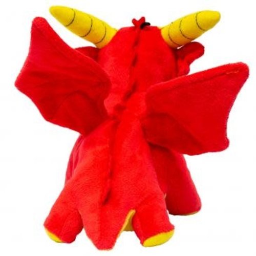 plush red dragon