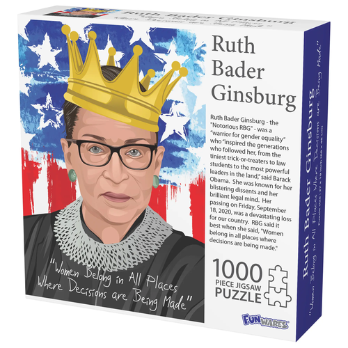 Funwares FW1000 THE NOTORIOUS RBG Jigsaw Puzzle Funwares FW1000 THE NOTORIOUS RBG Jigsaw Puzzle