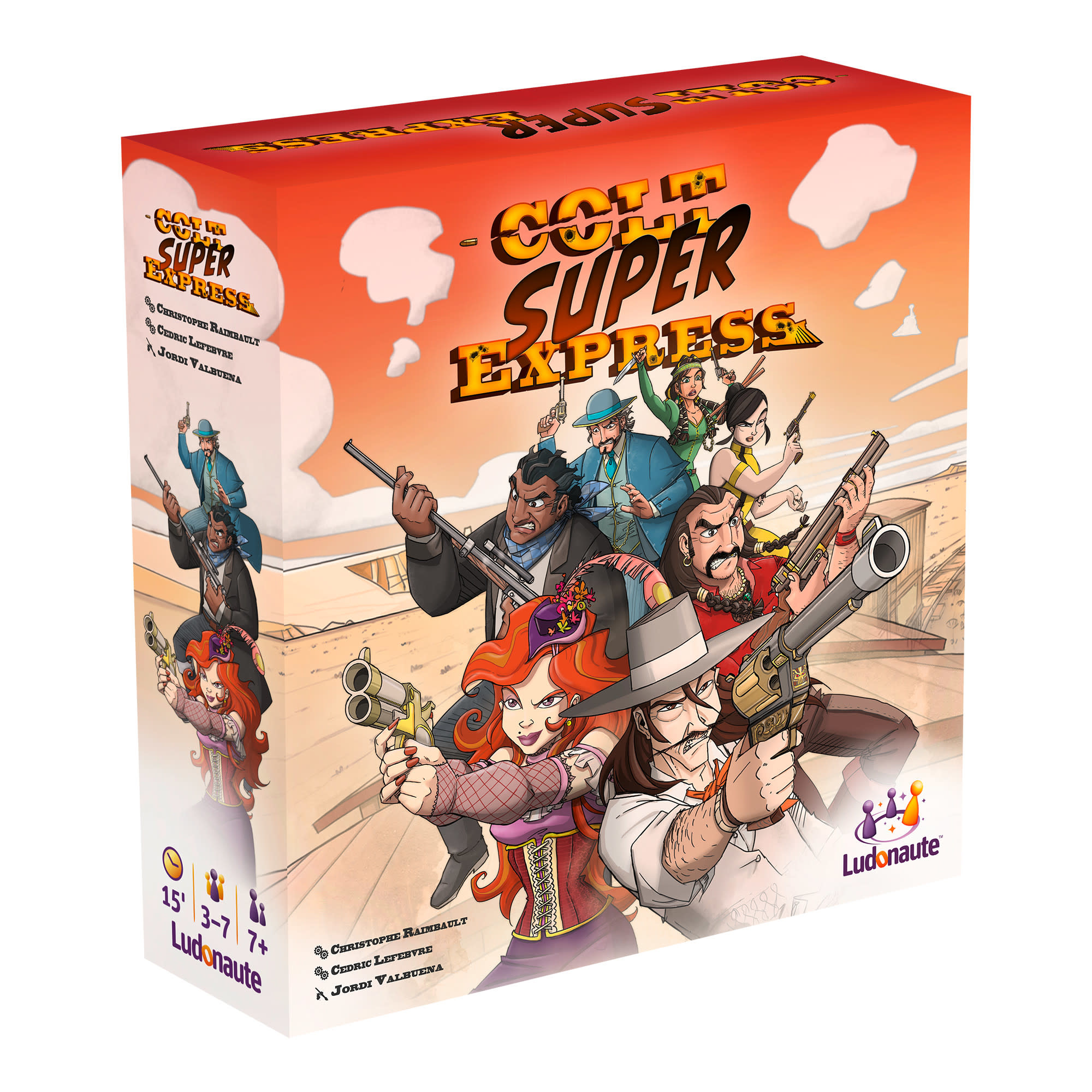Colt Super Express Board Game - Fast-Paced Wild West Showdown! Strategy  Game for Kids & Adults, Ages 10+, 3-7 Players, 15 Minute Playtime, Made by