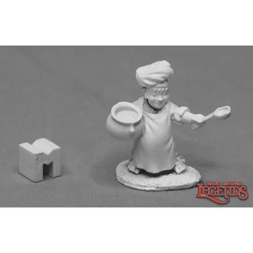 Reaper Miniatures PUDGIN PANFLOUR HALFLING COOK Reaper Miniatures PUDGIN PANFLOUR HALFLING COOK