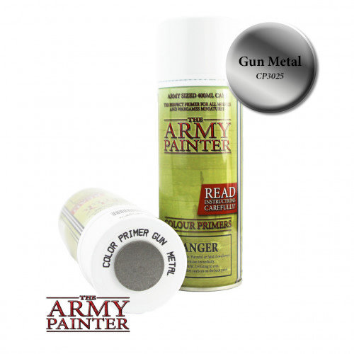 The Army Painter COLOUR PRIMER: GUN METAL
