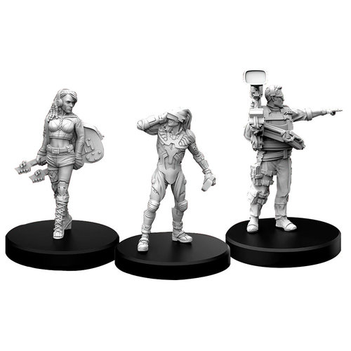 Monster Fight Club MINIS: CYBERPUNK RED: EDGERUNNERS C - ROCKER, NETRUNNER AND MEDIA Monster Fight Club MINIS: CYBERPUNK RED: EDGERUNNERS C - ROCKER, NETRUNNER AND MEDIA