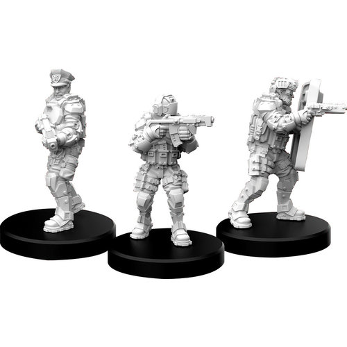 Monster Fight Club MINIS: CYBERPUNK RED: LAWMEN - COMMAND Monster Fight Club MINIS: CYBERPUNK RED: LAWMEN - COMMAND