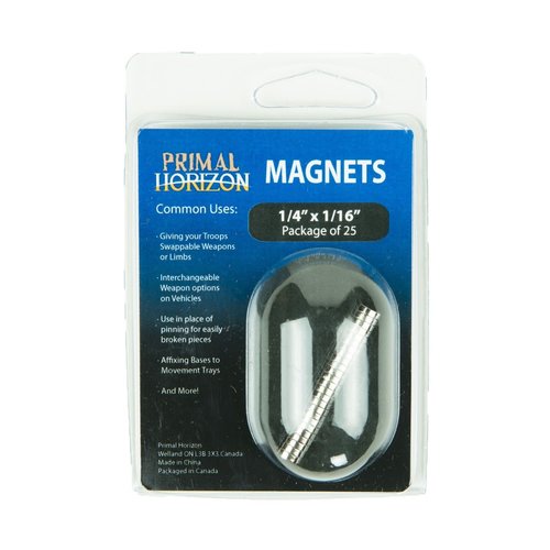 Primal Horizon MAGNETS 1/4" x 1/16" (25) Primal Horizon MAGNETS 1/4" x 1/16" (25)