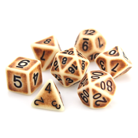 ANCIENT DICE SET 7 BONE