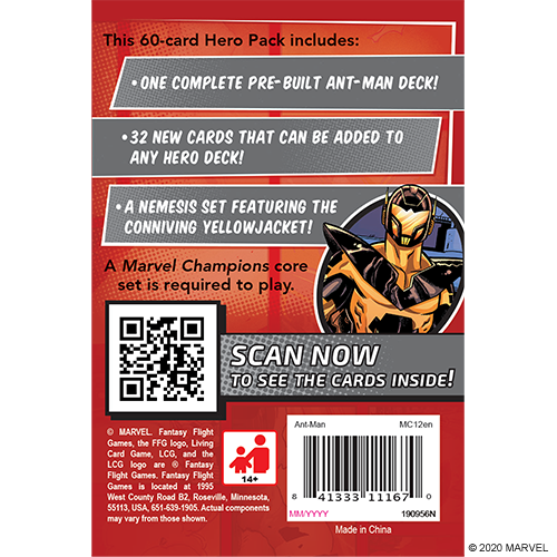 Fantasy Flight Games MARVEL CHAMPIONS LCG: ANT-MAN HERO PACK