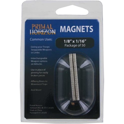 Primal Horizon MAGNETS 1/8" x 1/16" (50) Primal Horizon MAGNETS 1/8" x 1/16" (50)