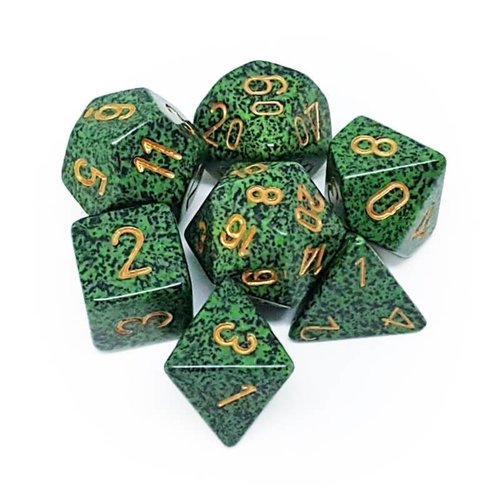 Chessex DICE SET 7 SPECKLED GOLDEN RECON