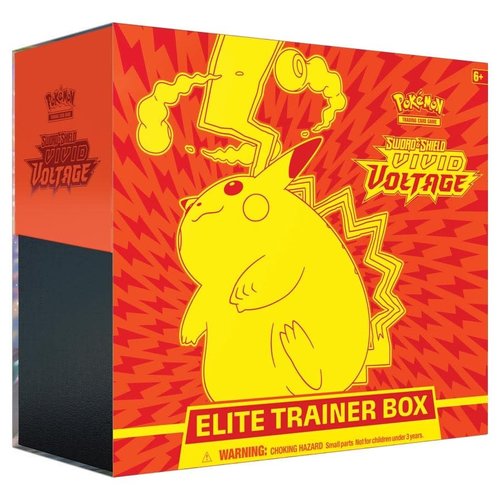 Pokemon USA POKEMON: SWORD & SHIELD 4: VIVID VOLTAGE - ELITE TRAINER BOX Pokemon USA POKEMON: SWORD & SHIELD 4: VIVID VOLTAGE - ELITE TRAINER BOX
