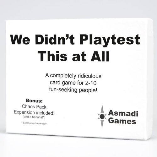 Asmadi Games WE DIDN'T PLAYTEST THIS AT ALL Asmadi Games WE DIDN'T PLAYTEST THIS AT ALL
