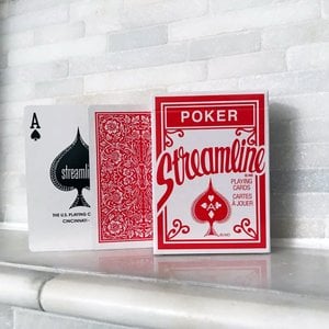 Bicycle STREAMLINE POKER RED