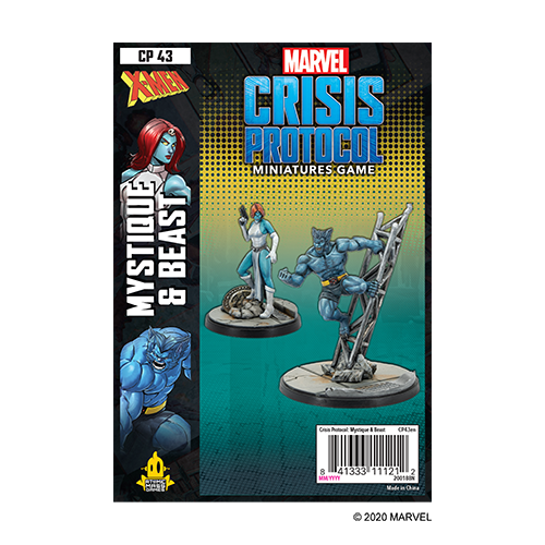 Asmodee MARVEL CRISIS PROTOCOL: BEAST & MYSTIQUE Asmodee MARVEL CRISIS PROTOCOL: BEAST & MYSTIQUE