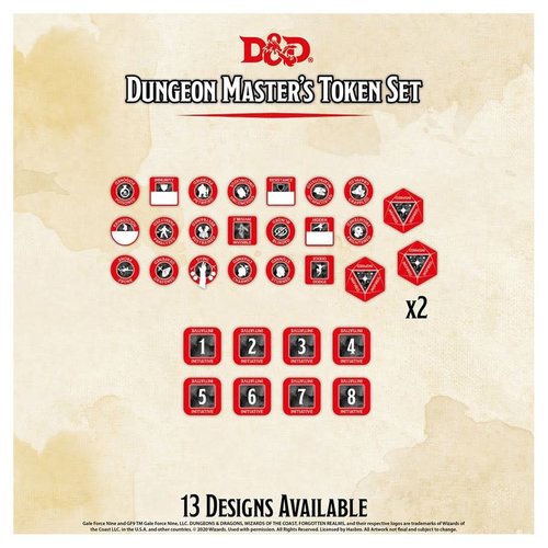 Gale Force Nine D&D 5E: CHARACTER TOKENS - DUNGEON MASTER Gale Force Nine D&D 5E: CHARACTER TOKENS - DUNGEON MASTER