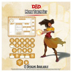 Gale Force Nine D&D 5E: CHARACTER TOKENS - MONK