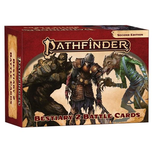 Paizo Publishing PATHFINDER 2ND EDITION: BESTIARY 2 BATTLE CARDS