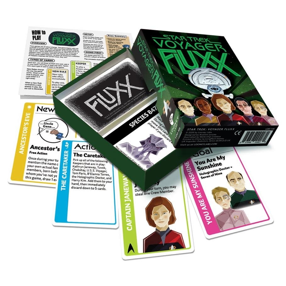 Deep Space Nine Fluxx Card Game FREE SHIPPING NEW IN BOX Looney Labs Star Trek
