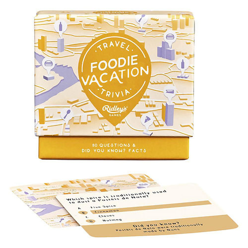 Ridley's Games RIDLEY'S TRAVEL TRIVIA: FOODIE VACATION Ridley's Games RIDLEY'S TRAVEL TRIVIA: FOODIE VACATION