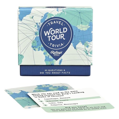 Ridley's Games RIDLEY'S TRAVEL TRIVIA: WORLD TOUR Ridley's Games RIDLEY'S TRAVEL TRIVIA: WORLD TOUR