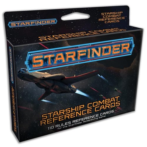Paizo Publishing STARFINDER: STARSHIP COMBAT REFERENCE CARDS Paizo Publishing STARFINDER: STARSHIP COMBAT REFERENCE CARDS